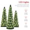 Best Choice Products Set of 3 Pre-Lit Hand-Painted Ceramic Tabletop Christmas Trees